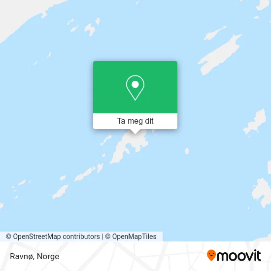 Ravnø kart