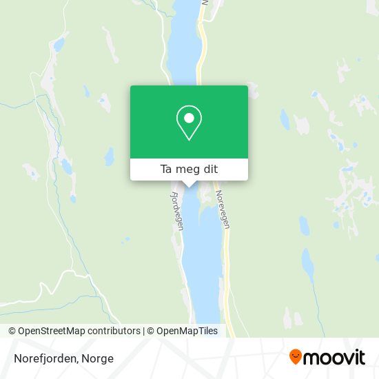 Norefjorden kart