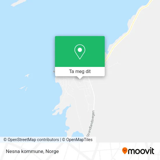 Nesna kommune kart
