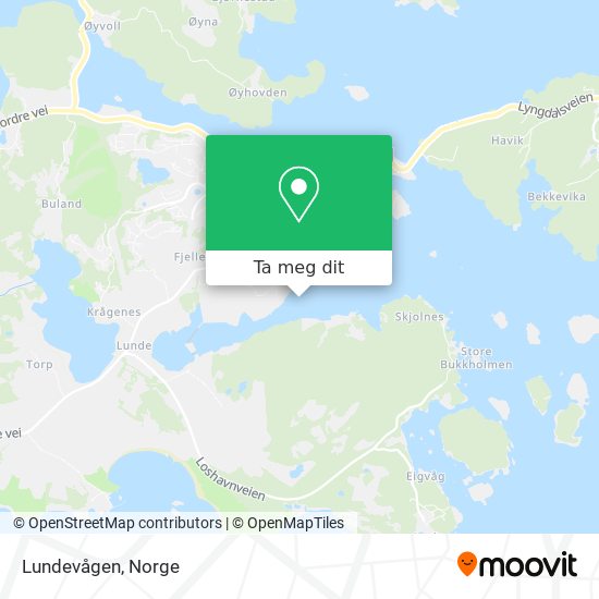 Lundevågen kart