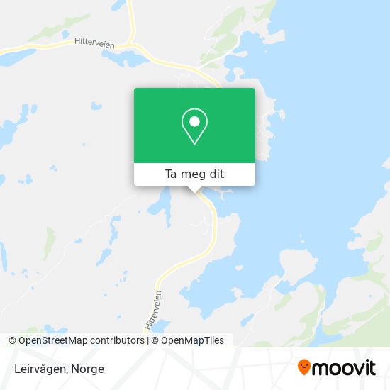 Leirvågen kart