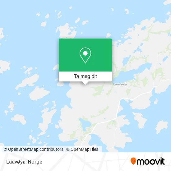 Lauvøya kart