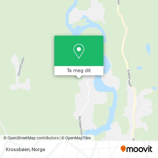 Krossbøen kart