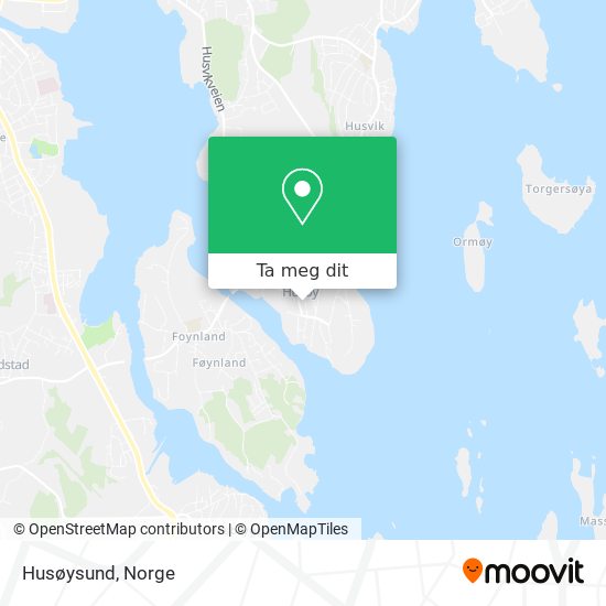Husøysund kart