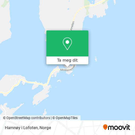 Hamnøy i Lofoten kart
