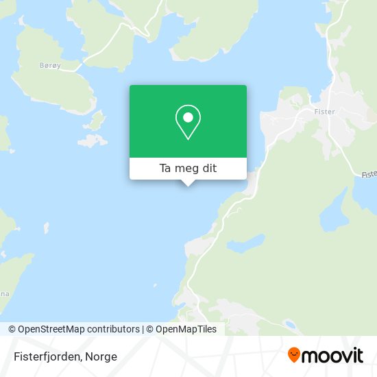 Fisterfjorden kart