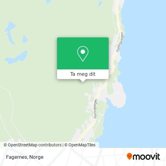 Fagernes kart