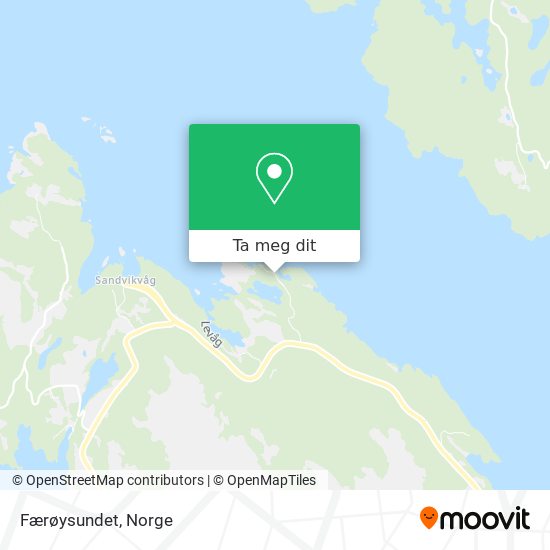 Færøysundet kart