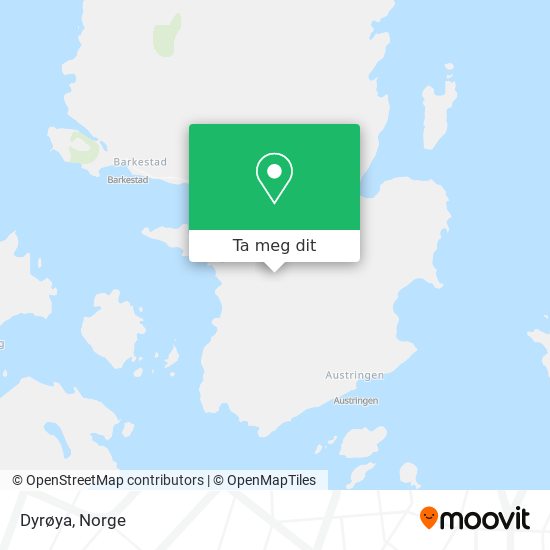 Dyrøya kart