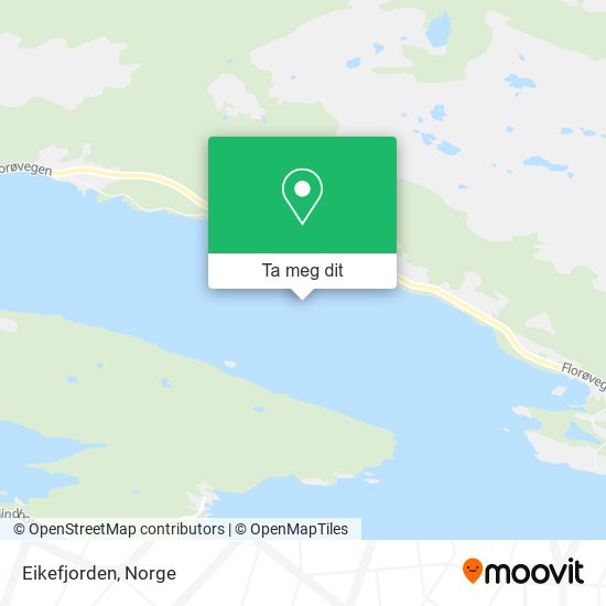 Eikefjorden kart