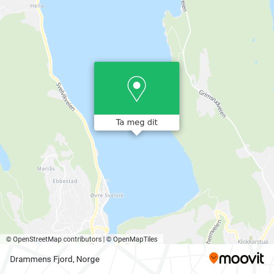 Drammens Fjord kart