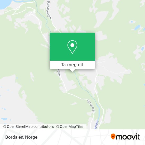 Bordalen kart