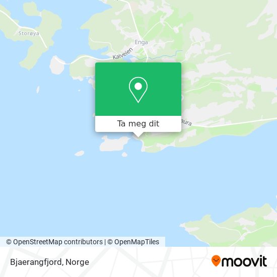Bjaerangfjord kart