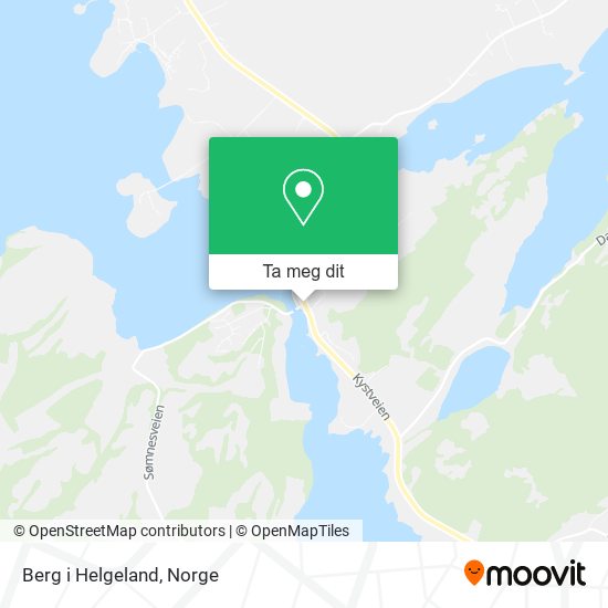 Berg i Helgeland kart
