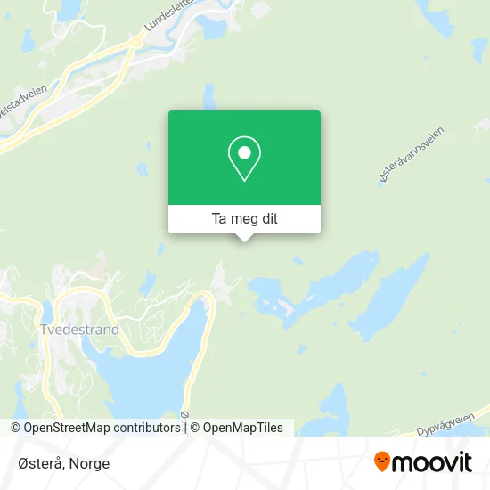 Østerå kart