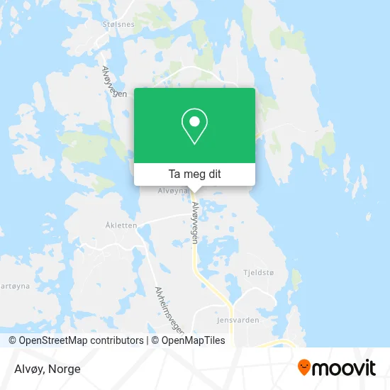 Alvøy kart