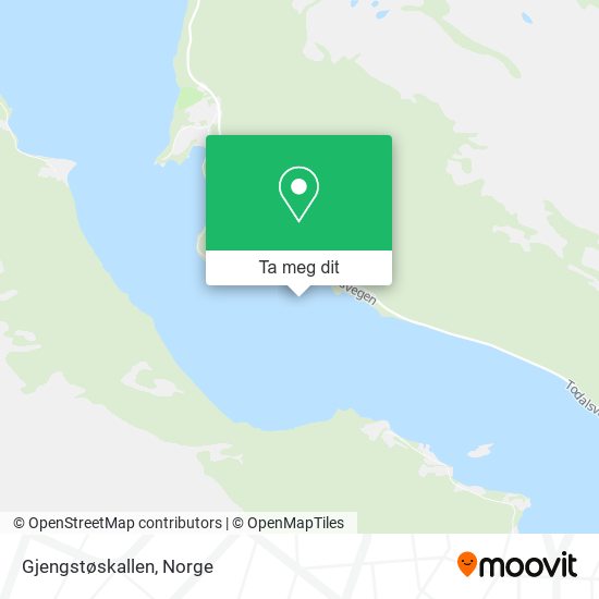 Gjengstøskallen kart