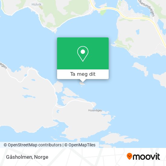 Gåsholmen kart
