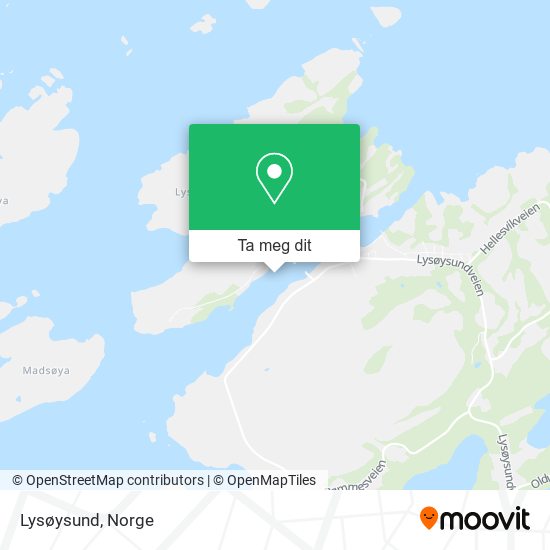 Lysøysund kart