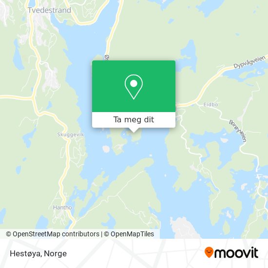 Hestøya kart