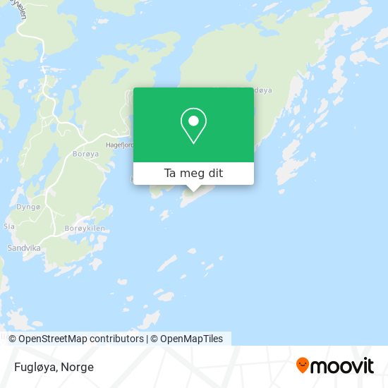 Fugløya kart