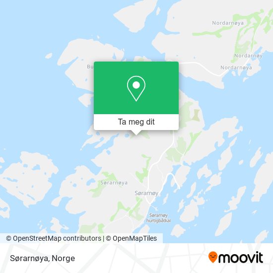 Sørarnøya kart