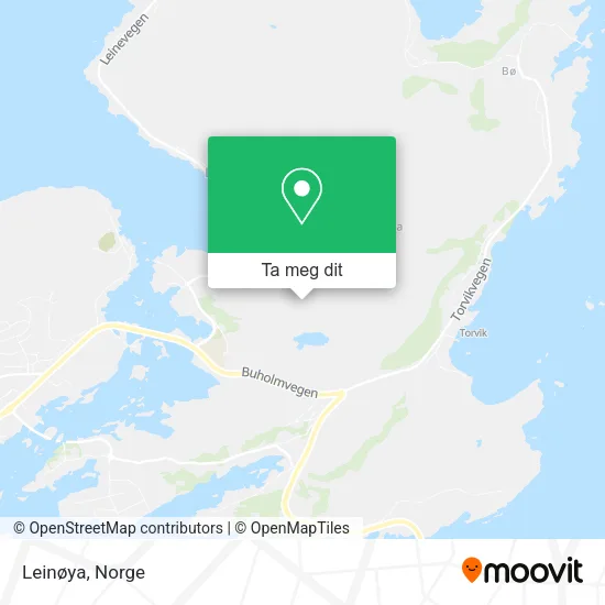 Leinøya kart