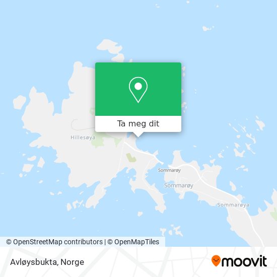 Avløysbukta kart