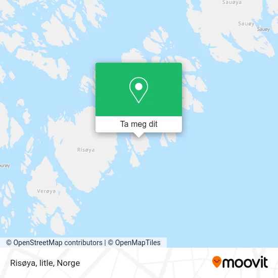 Risøya, litle kart