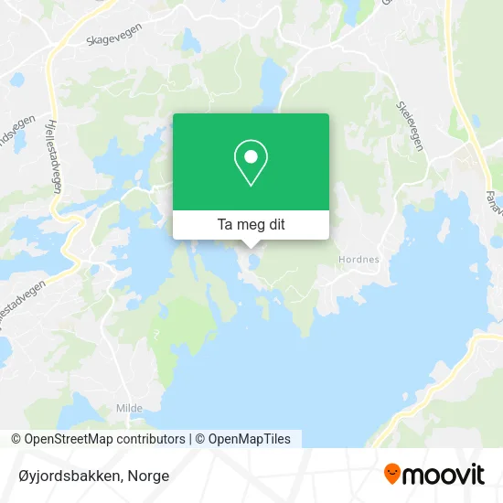 Øyjordsbakken kart