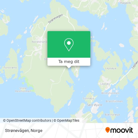 Strønevågen kart
