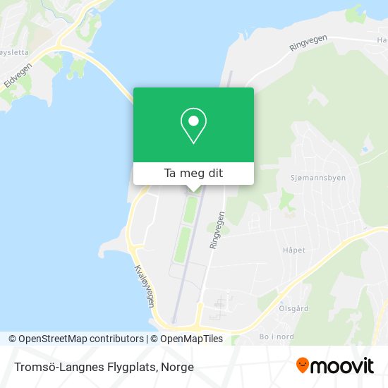 Tromsö-Langnes Flygplats kart