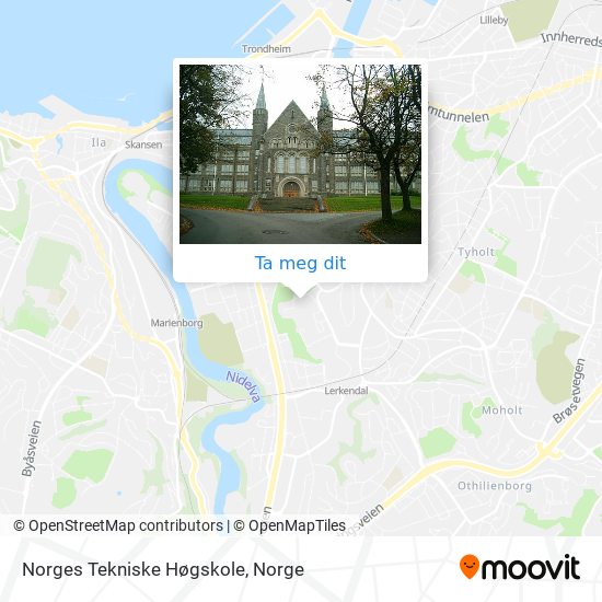 Norges Tekniske Høgskole kart
