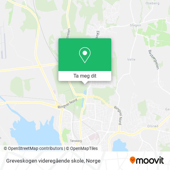 Greveskogen videregående skole kart