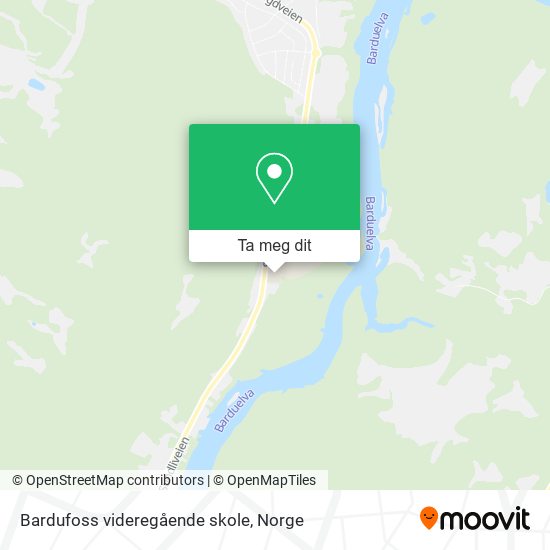 Bardufoss videregående skole kart