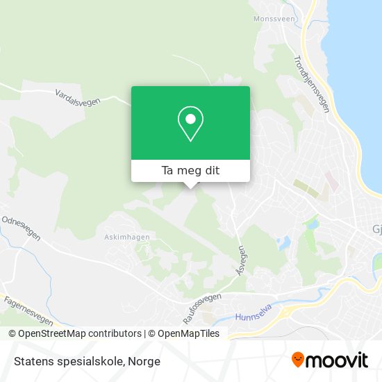 Statens spesialskole kart