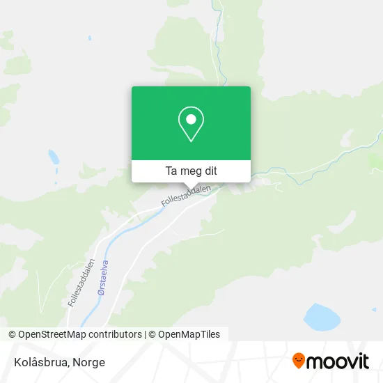 Kolåsbrua kart