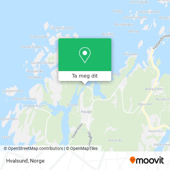 Hvalsund kart