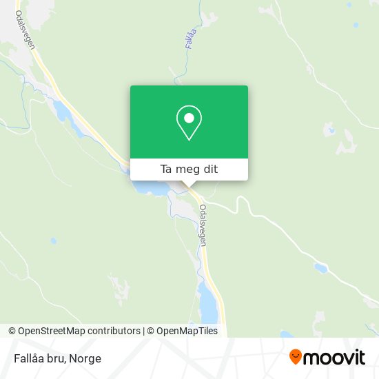 Fallåa bru kart