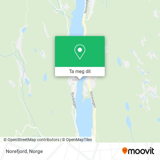 Norefjord kart