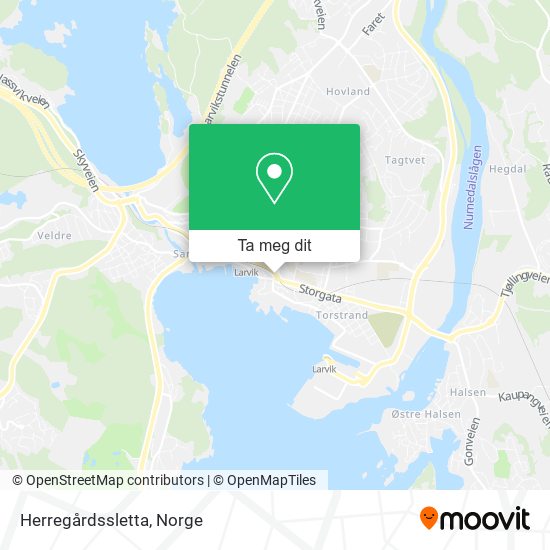 Herregårdssletta kart
