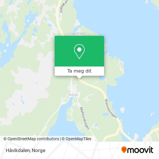 Håvikdalen kart