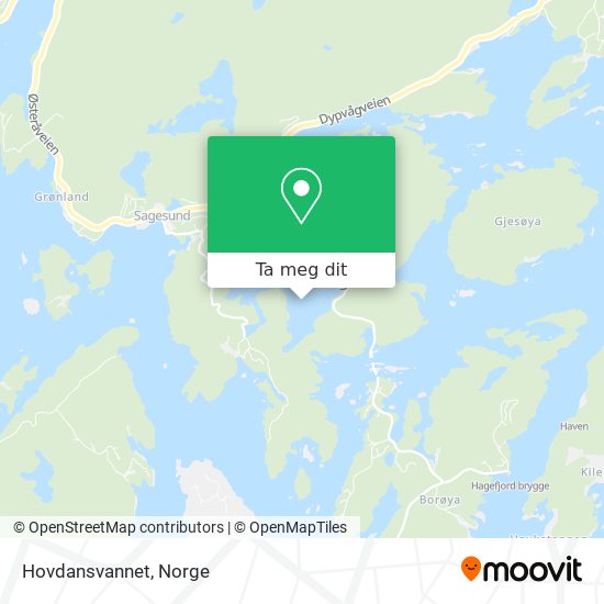 Hovdansvannet kart