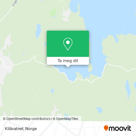 Kilåvatnet kart