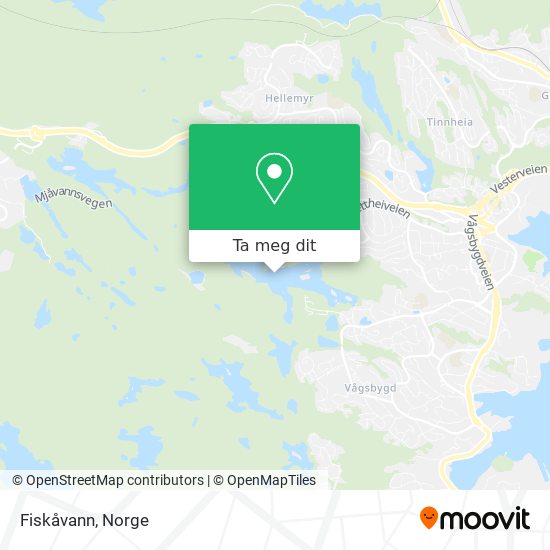 Fiskåvann kart