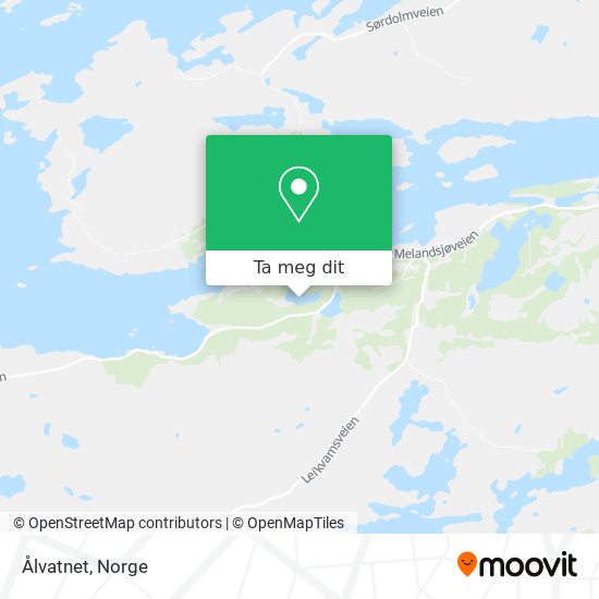 Ålvatnet kart