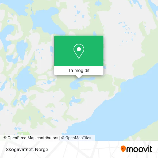Skogavatnet kart