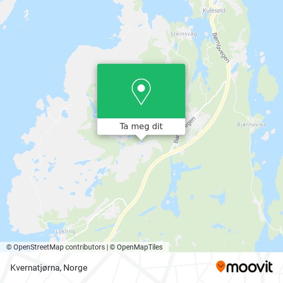 Kvernatjørna kart