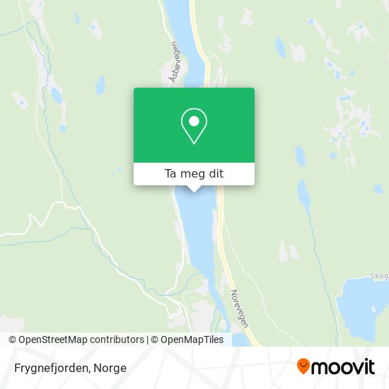 Frygnefjorden kart
