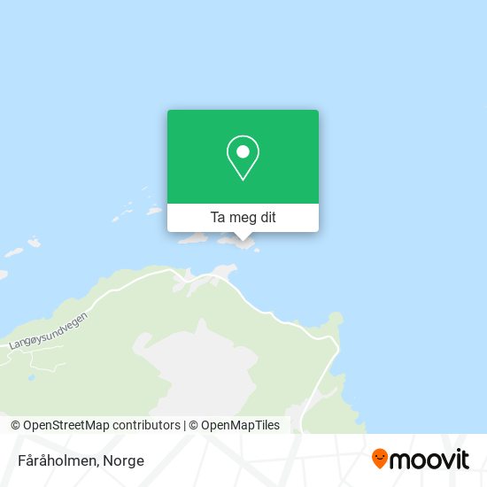 Fåråholmen kart